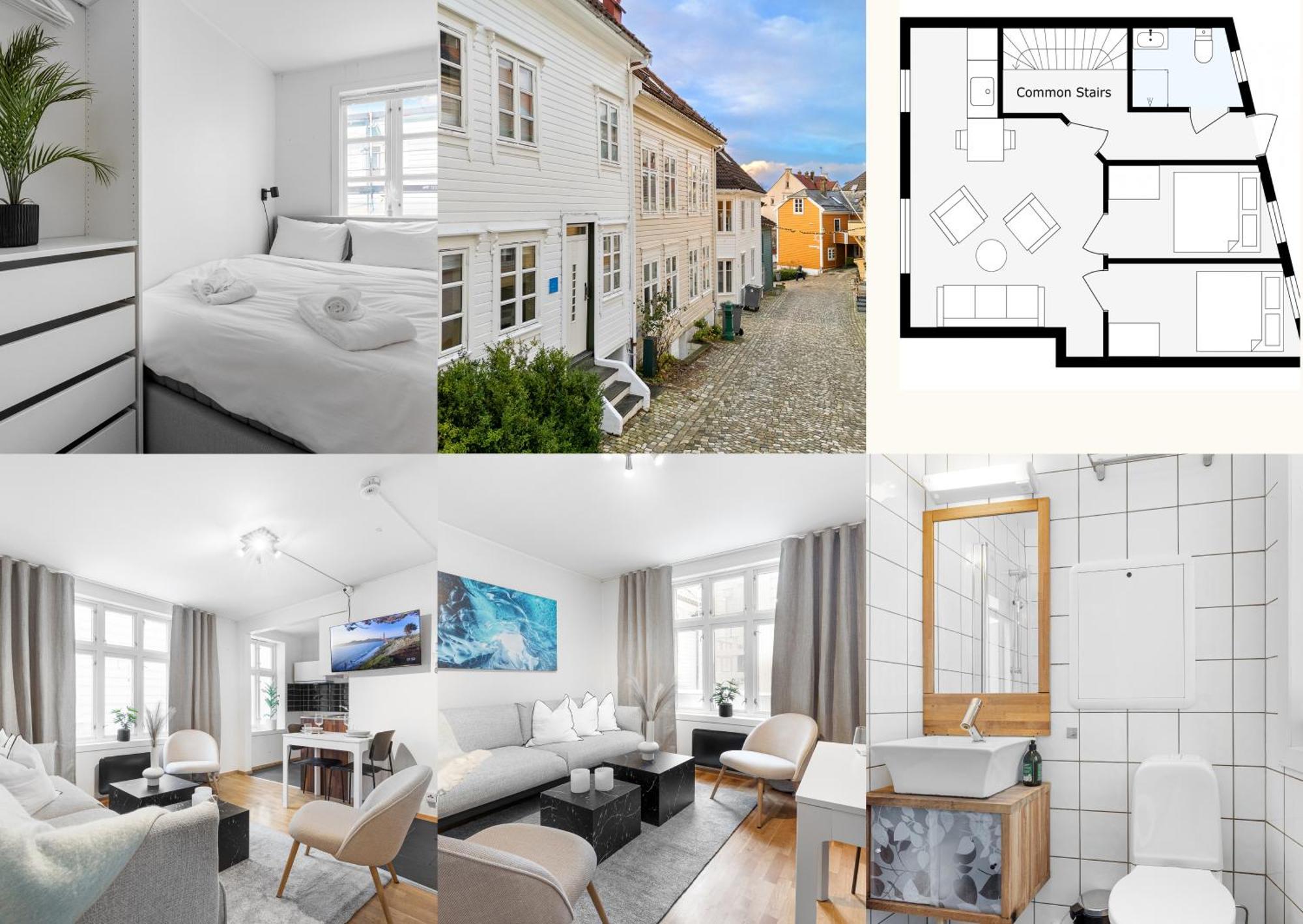 Homerentals Apartments - Behind Bryggen & Historic Cobblestone Streets - 2 Floor Renovated From February 2025 卑爾根 外观 照片